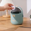 DYOUen Table Trash Bin with Lid Mini Trash Bin Cute