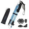 TOMSHOO Trekking Pole Lightweight Collapsible Trekking Pole Five-fold Walking Stick