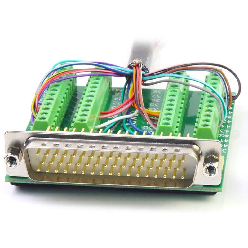 ANMBEST DB50 Solderless Connector, Female D-SUB Header to 50-pin Port