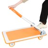 YLIEHS Sturdy and Versatile Push Cart Dolly, Folding Hand Truck