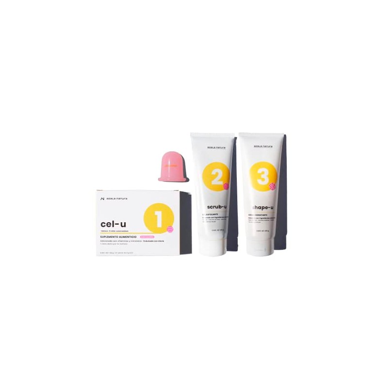 Kit celulitis + ventosa, 4 pasos y dile adiós a