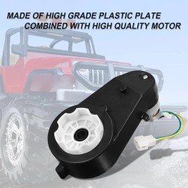 LAZORA 2Pcs Kids Ride On Car Gearbox 12V 30000RPM Electric Motor & Gearbox RS550