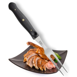 Taylors Eye Witness Professional Series British Made Carving Fork - 15cm Long Carbon Stainless Steel Tines/Prongs. Triple Rivet, Half Tang Construction. Ergonomic Handle. UK Craftsmanship