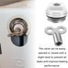Pack of 5 bleed valves, radiator valves, heating valves, vent