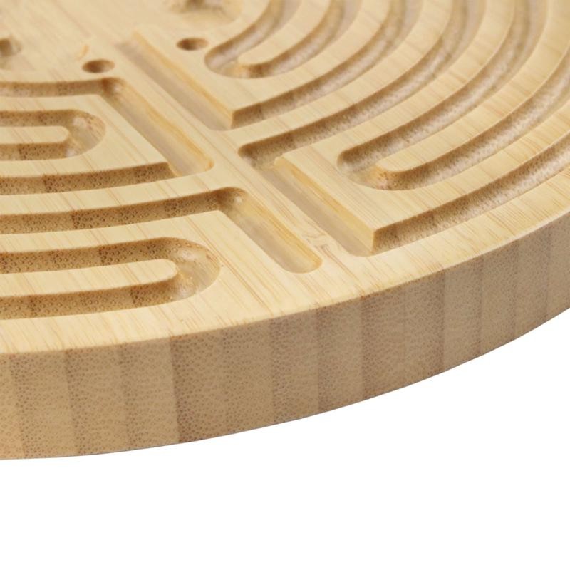 BambooMN Chartres Style 7 Circuit 8” Bamboo Finger Labyrinth -