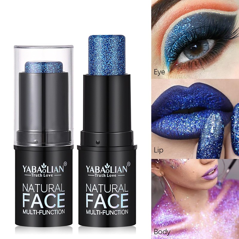 CHSEEO 6 Stück Glitzer Gel Sticks, 6 Farben Vielseitig Verwendbarer