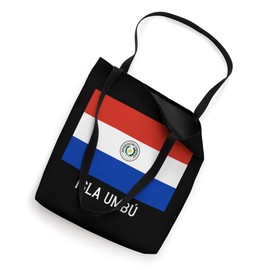 Isla Umbu Paraguay Flag Emblem Escudo Bandera Crest Tote Bag