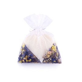 Haslinger 6053 Sheep's Milk Scented Sack Heart Soap with Blossom