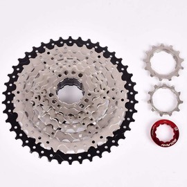 LITEONE 8 Speed Cassette 11-40T MTB Cassette 8 Speed Fit for Mountain Bike, Road Bicycle, MTB, BMX, SRAM, Shimano