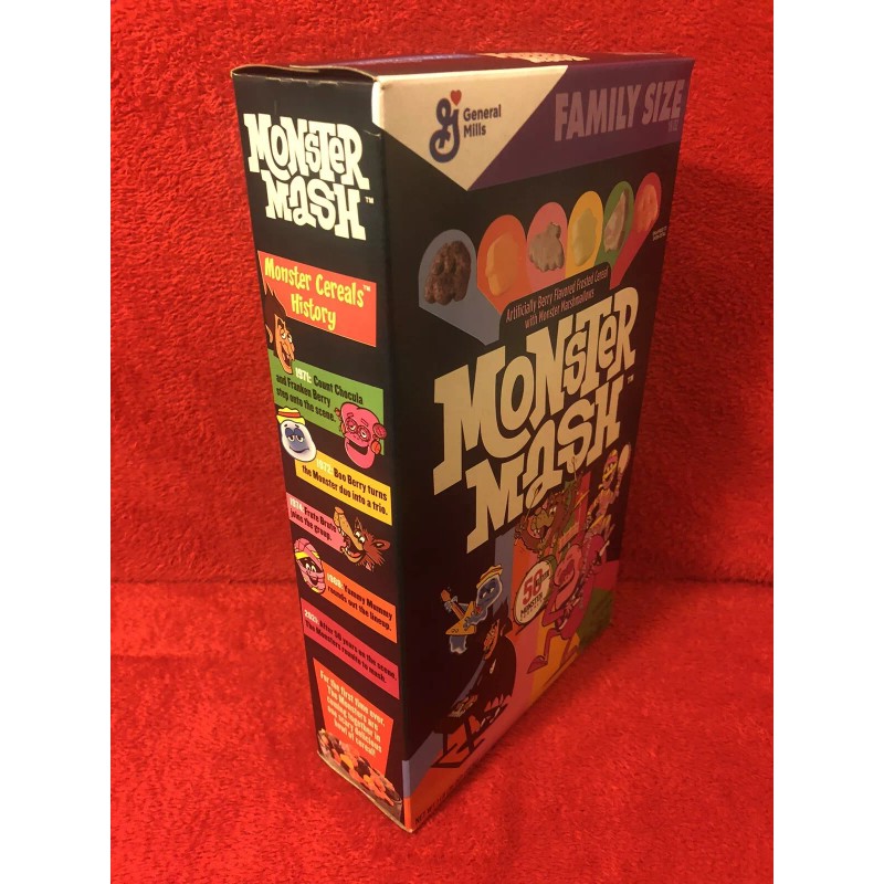 General Mills MONSTER MASH 50th Anniversary Cereal~Limited Edition Family Size