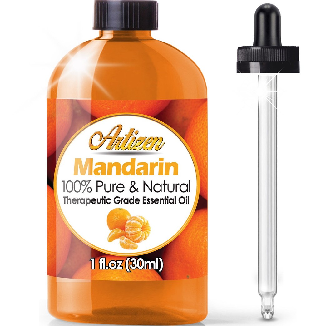 Artizen Mandarin Essential Oil (100% Pure & Natural - UNDILUTED) Therapeutic Grade - Huge 1oz Bottle - Perfect for Aromatherapy, Relaxation, Skin Therapy & More!