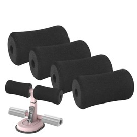Gym Roller Foam, Set of 4 Portable Barbell Pad Tube Cover, Home Gym Accessories, Fitness Gear, Exercise Machine Attachments for Home Workouts, Leg Extension