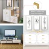 goldenwarm 10Pack 5in Brushed Gold Cabinet Pulls Gold Cabinet Handles