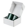 HUIHUANG Hunter Green Satin Ribbon 2 inch Double Side Green