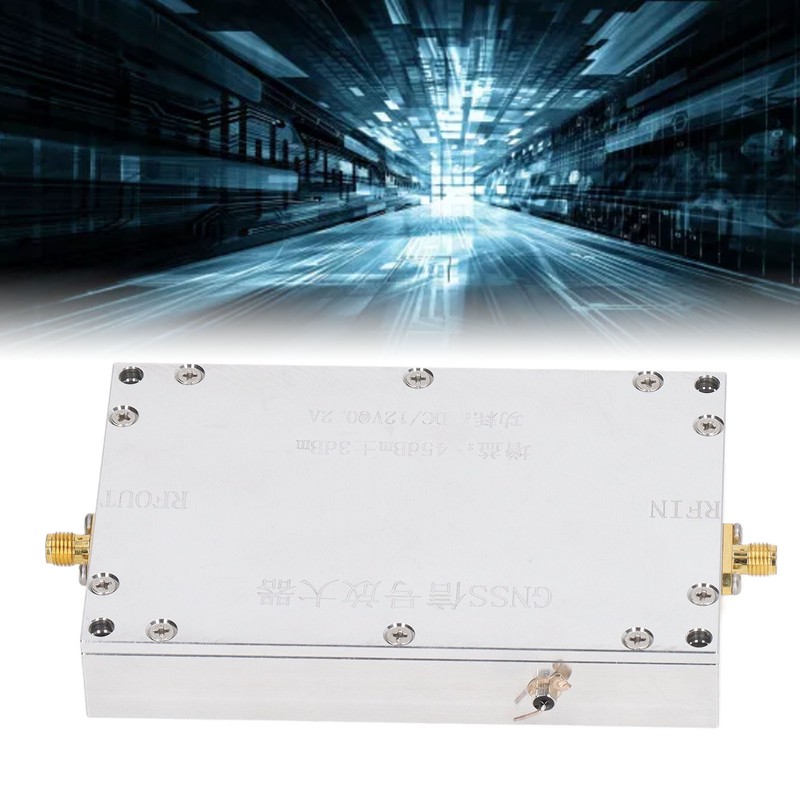 GNSS Signal Amplifier High Gain 45dbm Navigation RF Signal Booster