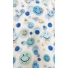 Jeamis Smiley Silk Loop Colour Gradient Spring Round Scarf Unisex