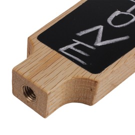 Fanfoobi Rustic Carved Beer Tap Handle with Chalkboard, DIY kegerator tap Handles, Tall 7.4" Great for Tap Rooms,breweries and Home Kegerators