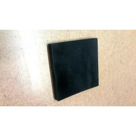 American Biltrite Neoprene Rubber Sheet  Solid 3/8" Thk x 3" Square - Spacer Pad  60 Duro Std