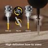 Damaged Screw Extractor - Remover for Stripped Head Screws, Nuts