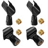 Mictop Universal Microphone Clip Holder with 5/8" Male to 3/8"