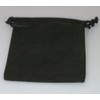 1 Drawstring Bag Polypropylene 15 x 20 cm Black