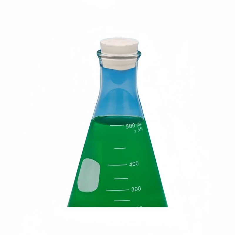 26 Pack Solid Rubber Stopper, White Lab Plug, 000# -