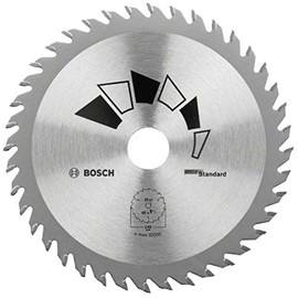 Bosch 1 x Circular Saw Blade Standard (Saw Blade for Wood, Diameter 190 x 2.2/1.5 x 20/16 mm, 24 Teeth, ATB, with 1 x Reducing Ring 16 mm, Accessories Circular Saw)
