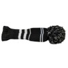 Longridge Men's Pompom Golf Head Cover White/Black,