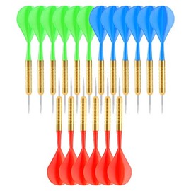 Accmor 18 Pcs Steel Tip Darts, Bar Dart, Darts Metal Tip Set, Metal Darts for Dartboard