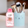 Norate Limpiador de brochas de maquillaje, solución limpiadora para brochas