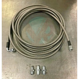 Valex Racing SS Main Rear Brake Line Replacement Kit For 2002 Ford F250/F350 Crew Cab/8ft bd