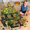 100PCS Magnetic Tiles Army Men, Military Magnetic Building Blocks with
