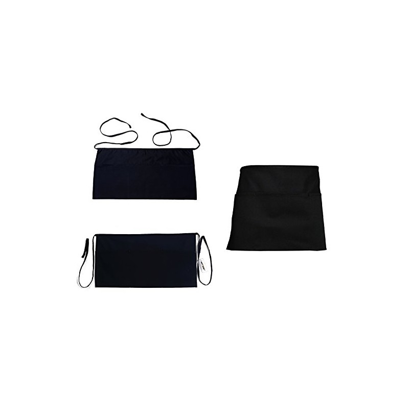 Raftaar® Premium Poly Cotton Three Pocket Bistro Waist Half Apron