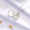 Mic Tai Compass Locket Necklace for Women - 925 Sterling