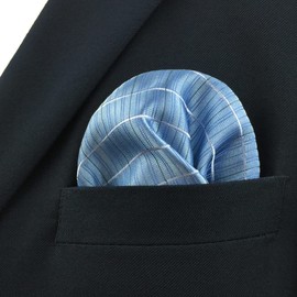 S&W SHLAX&WING Mens Checked Pocket Squares for Big & Tall Prom Parties, Fh3