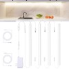 JUSJUBR Under Cabinet Lights Plug-in, 4 Pack x 12inch LED
