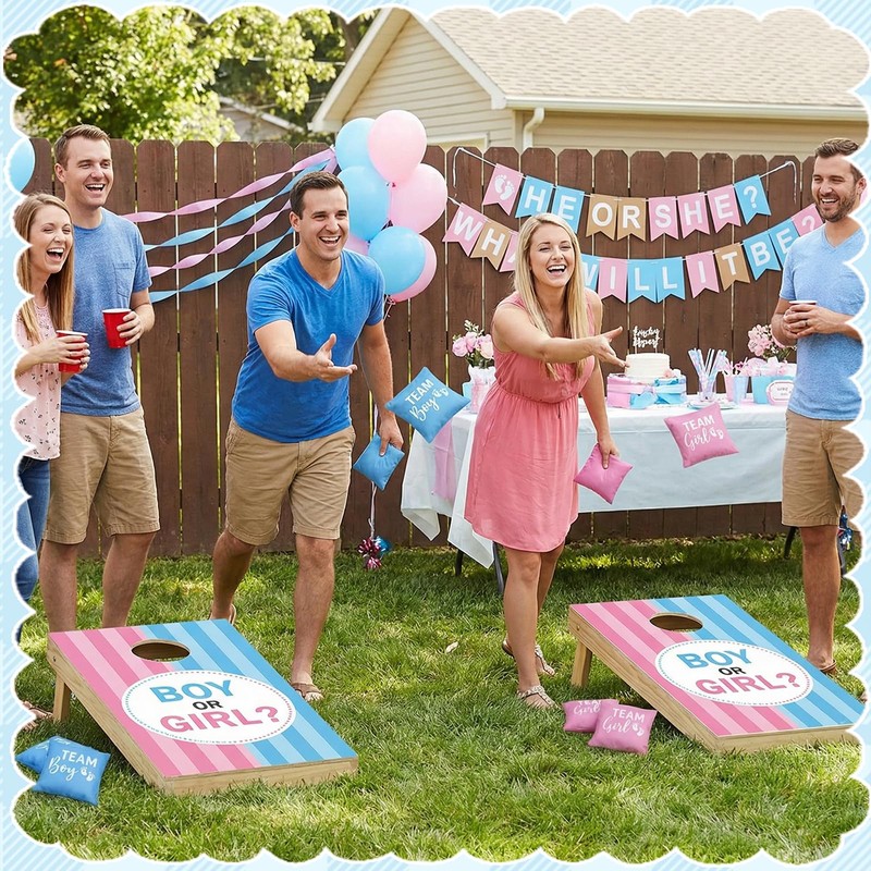 Soulchen 12 Pack Baby Shower Bean Bags for Tossing Game,