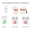Case for AirPods 2nd/1st Generation Earbuds, Suublg Silicone Cartoon Case