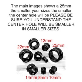 So Scene Hollow Green Opalite Glass Ear Plug gauges (10mm-00 gauge)