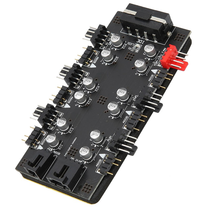 6 Way Splitter Hub 4PIN PWM Speed Regulation 3PIN ARGB