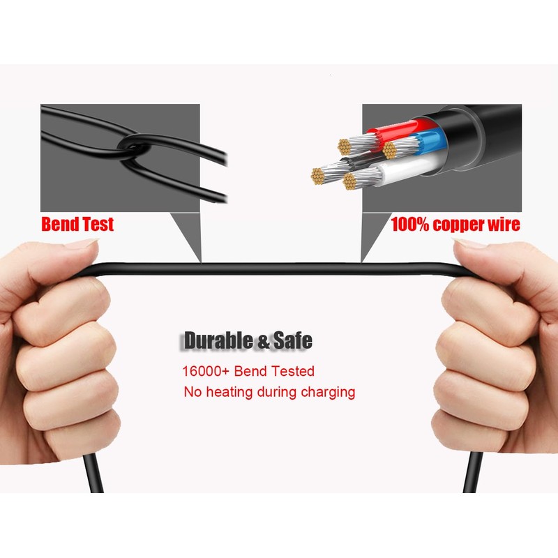 JIUJOJA Charger Cable Compatible with Garmin Watch - 3.93ft Length