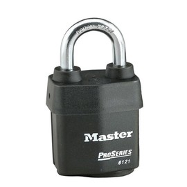 MASTER LOCK 6121KA - #6121 Rekeyable Padlock Keyed Alike, 2-1/8 Wide, 1-1/8" Shackle"