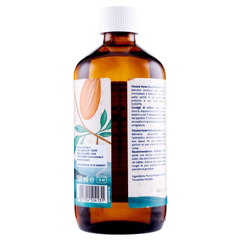 nuncas Natural Almond Oil - 250ml