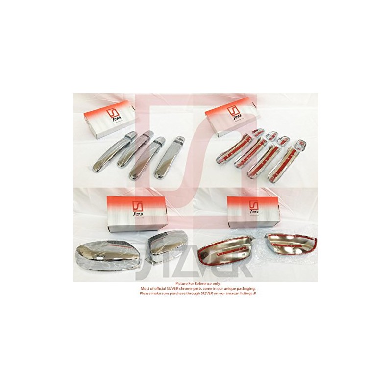 Sizver Chrome Door Handle Covers For RAM 1500 2500 3500