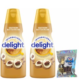 International Delight Southern Butter Pecan Liquid Coffee Creamer 32 oz 2 packs