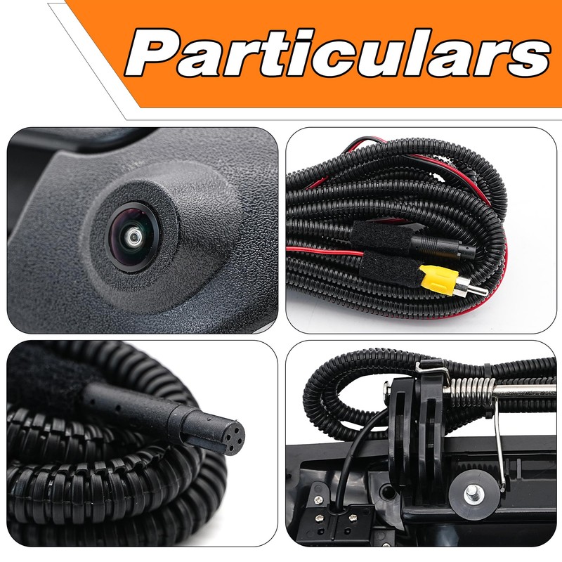 Tailgate Handle Backup Camera Compatible with Dodge RAM 1500 2500