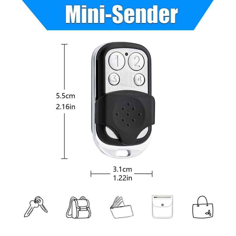 Garage Door Opener Remote Control for Novoferm Novotron 502 MAX43-2