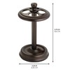 iDesign Metal Toothbrush Holder - Bathroom Cup for Bathroom Organization,