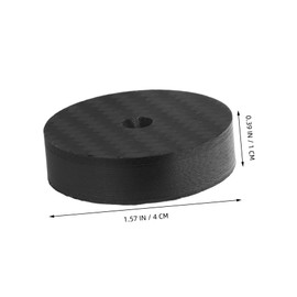 TEHAUX Carbon Fiber Speaker Isolation Stand Feet Pads Lightweight Durable Spike Floor Protectors for Audio Speakers Enhanced Sound Quality Vibration Dampening
