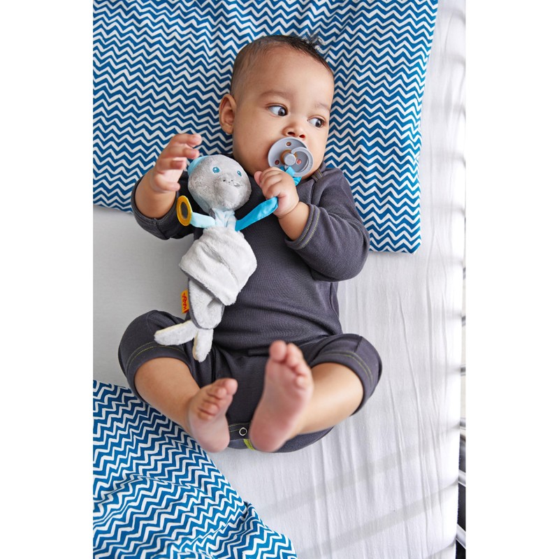 HABA 305827 Cuddle Blanket Robbe Rudi, Cuddle from 0 Years,